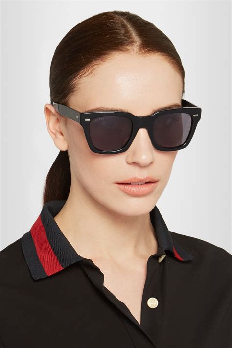 women's gucci square-frame acetate sunglasses|gucci unisex fashion 54mm sunglasses.